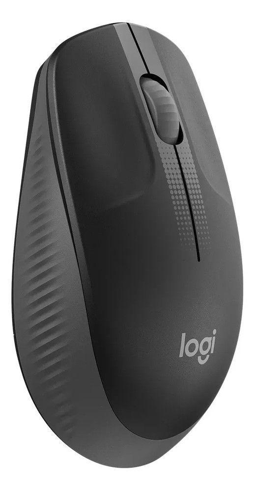 Mouse Logitech  inalambrico m190 gris-2