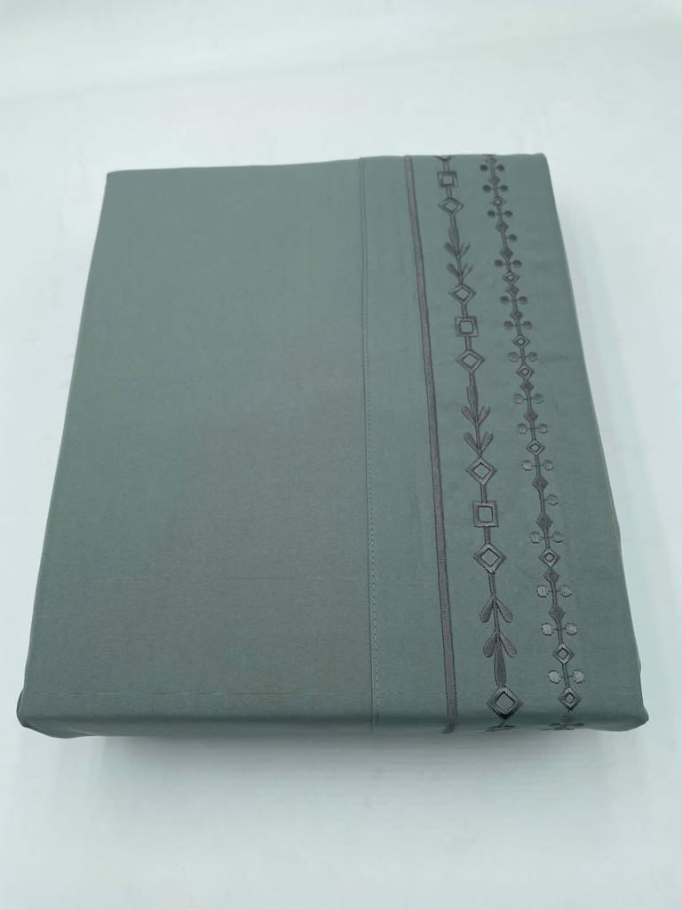 Juego de sabanas bordadas-king- gris-0