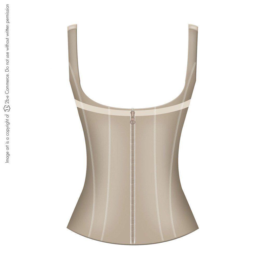 Chaleco Moldeador Y Reductor Fajas Salome 314 Beige-2