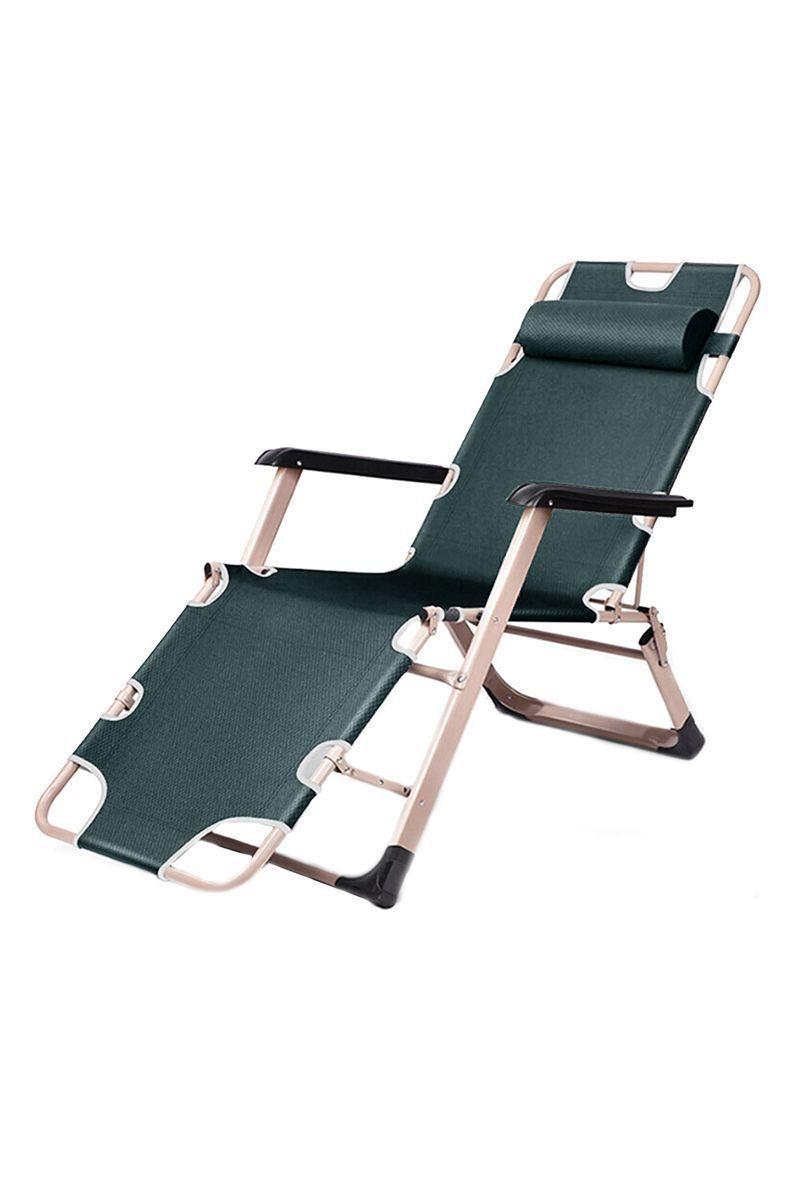 Reposera Plegable y Reclinable Gris-0