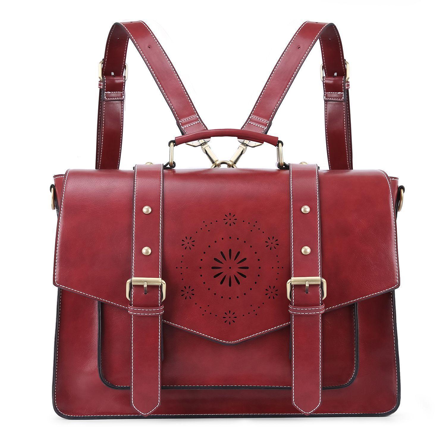 Ecosusi Maletín & mochila CLASSIC 15.6" - burdeo-1