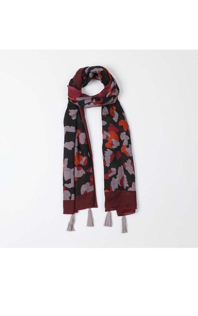 Pañuelo Estampado Negro Sia i-D-0