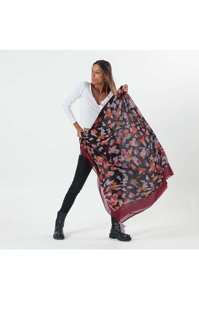 Pañuelo Estampado Negro Sia i-D-1