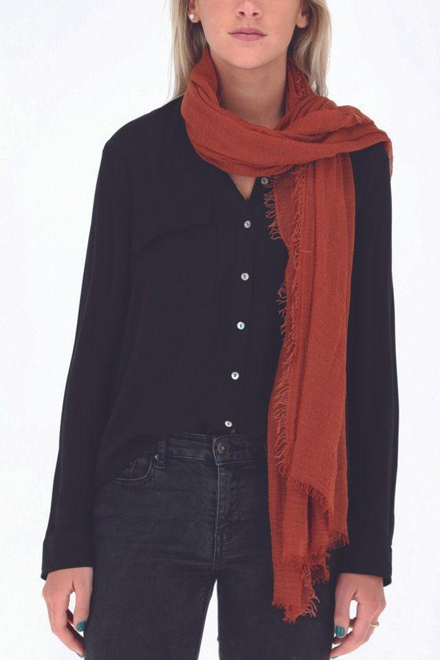 Pañuelo Ocre Terracota Humana-0