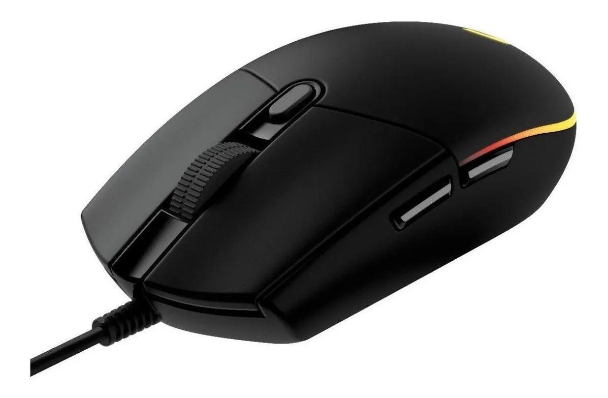 Mouse de juego Logitech G Series Lightsync G203 negro-3