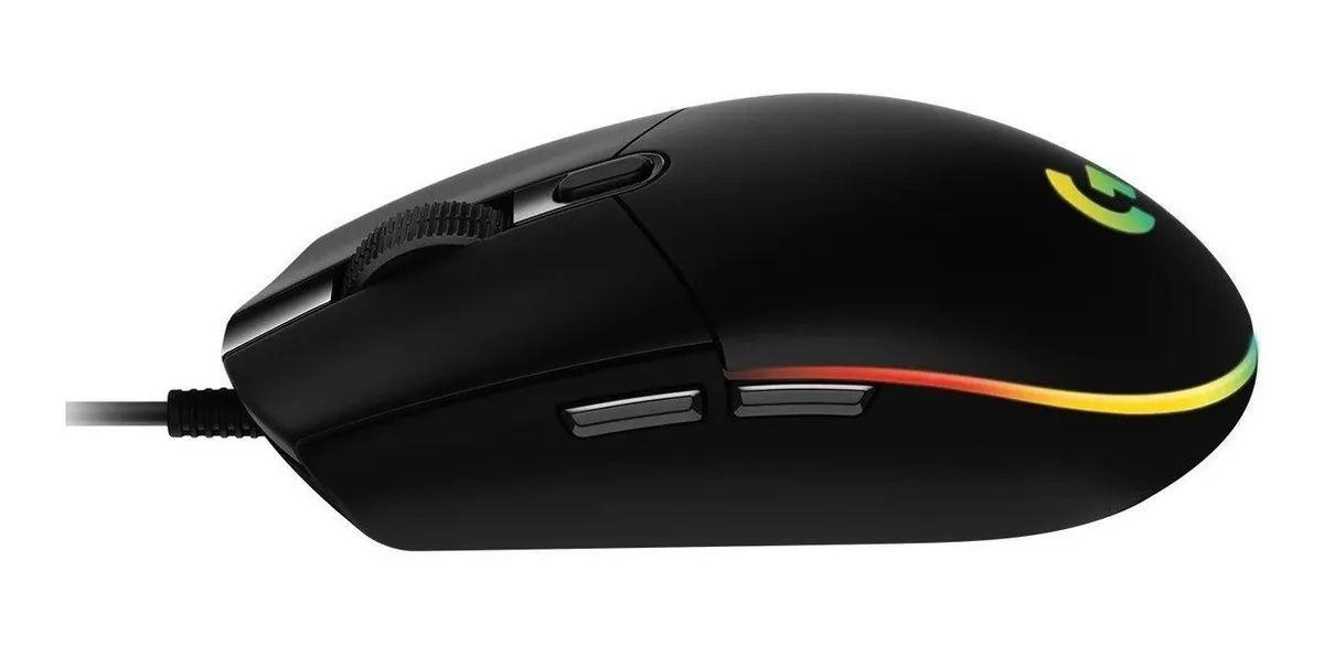 Mouse de juego Logitech G Series Lightsync G203 negro-1