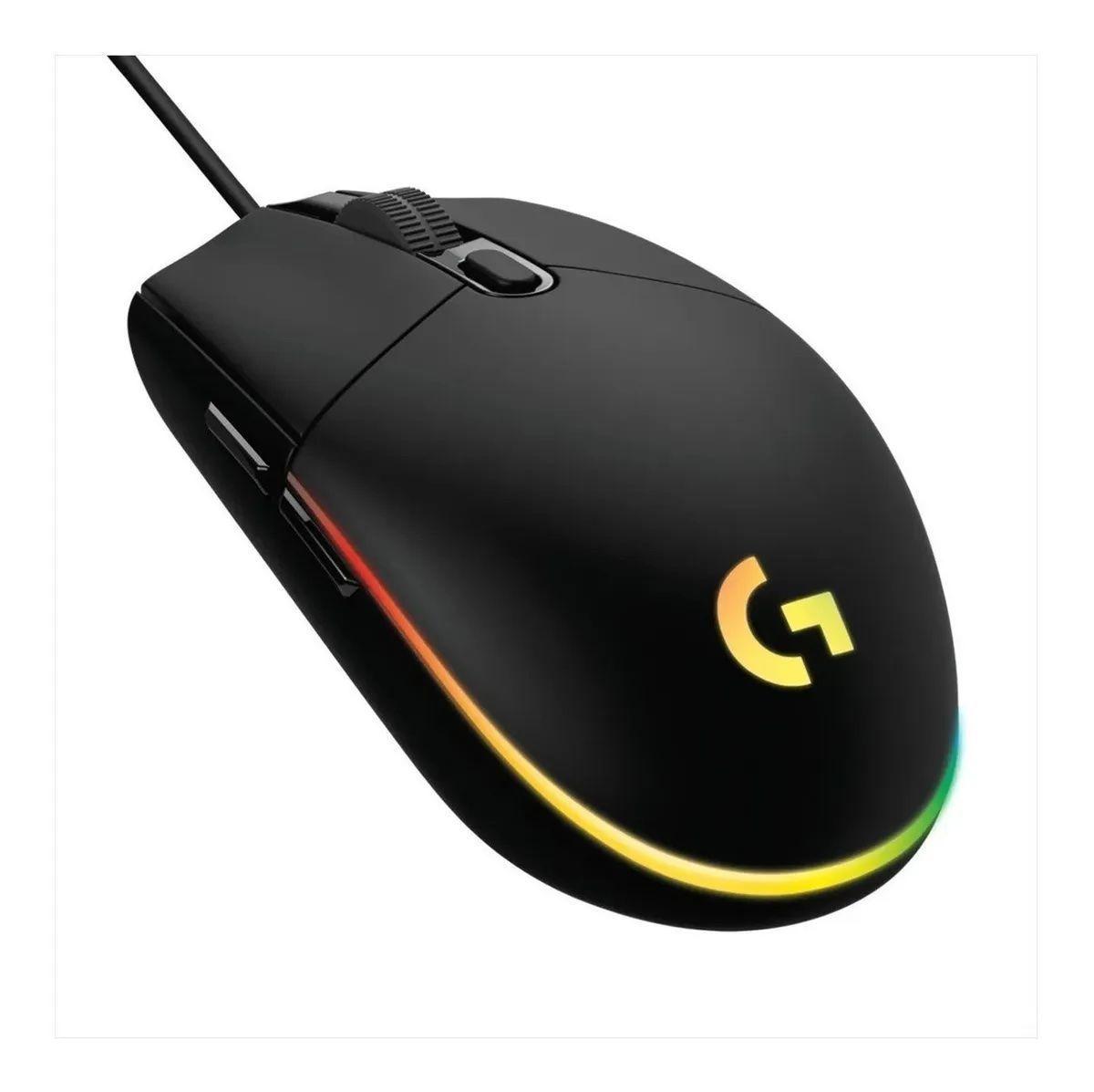 Mouse de juego Logitech G Series Lightsync G203 negro-2