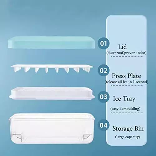 Hieleras Moldes Para Hielo Cubetas Para Hielo Cubetera Hielo -4