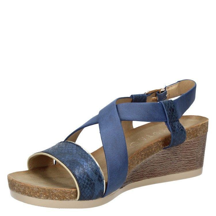 Sandalia Casual Mujer Dakota - W680 Azul-4
