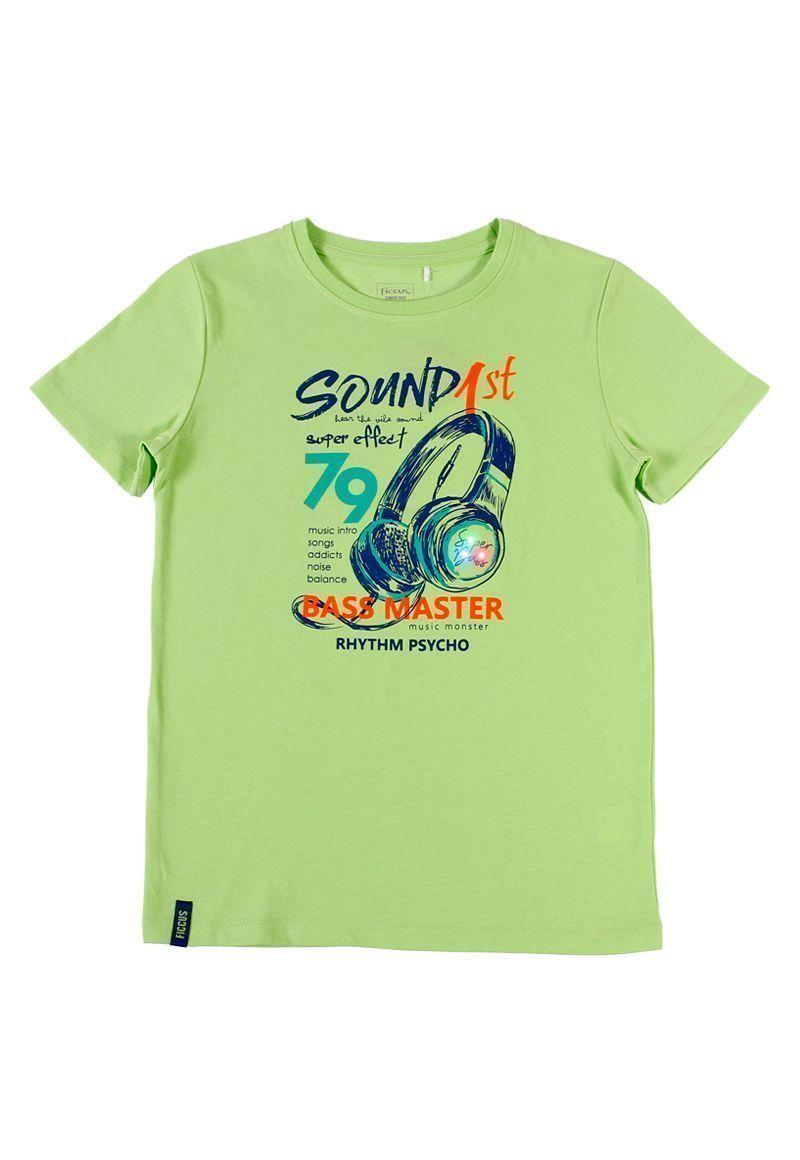 Polera Jr Niño Con Luces Ficcus-0