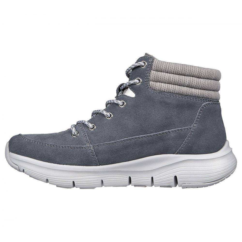 Botin Mujer Arch Fit Smooth Gris Skechers-4