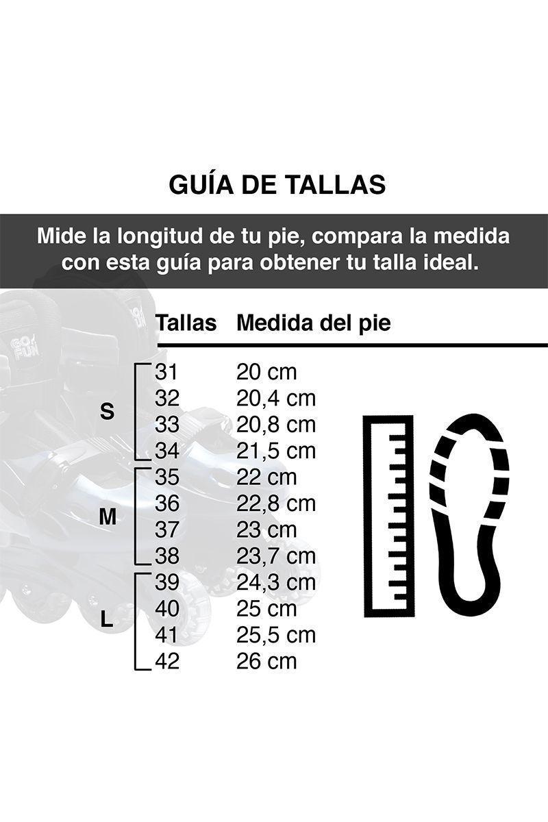 Set patines y protecciones GOFUN M Negro-5