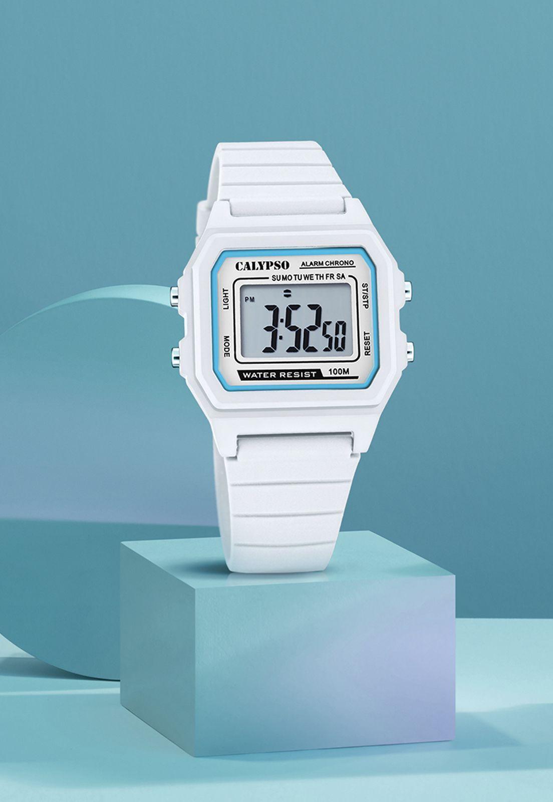 Reloj K5805/1 Calypso Blanco Hombre Digital Crush-1