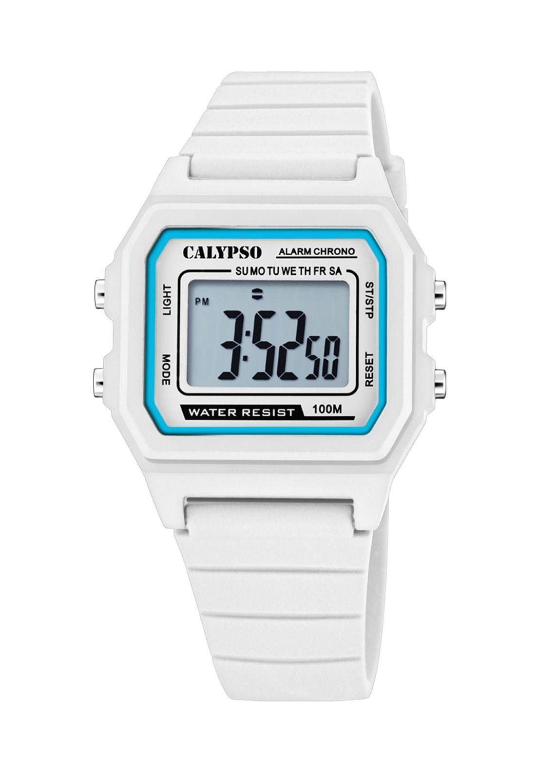 Reloj K5805/1 Calypso Blanco Hombre Digital Crush-0