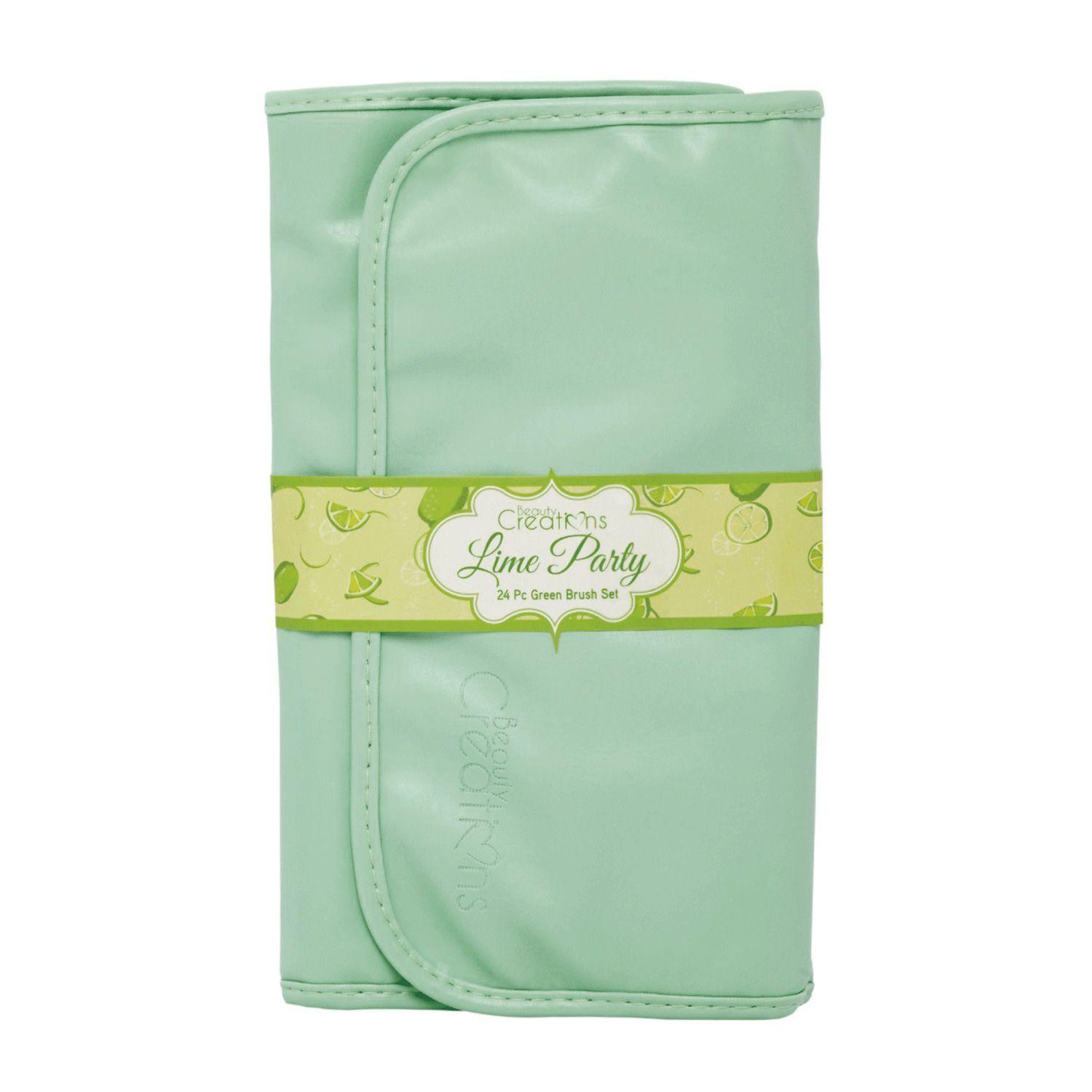 Set de 24 Brochas Pastel Lime Party de Beauty Creations-2
