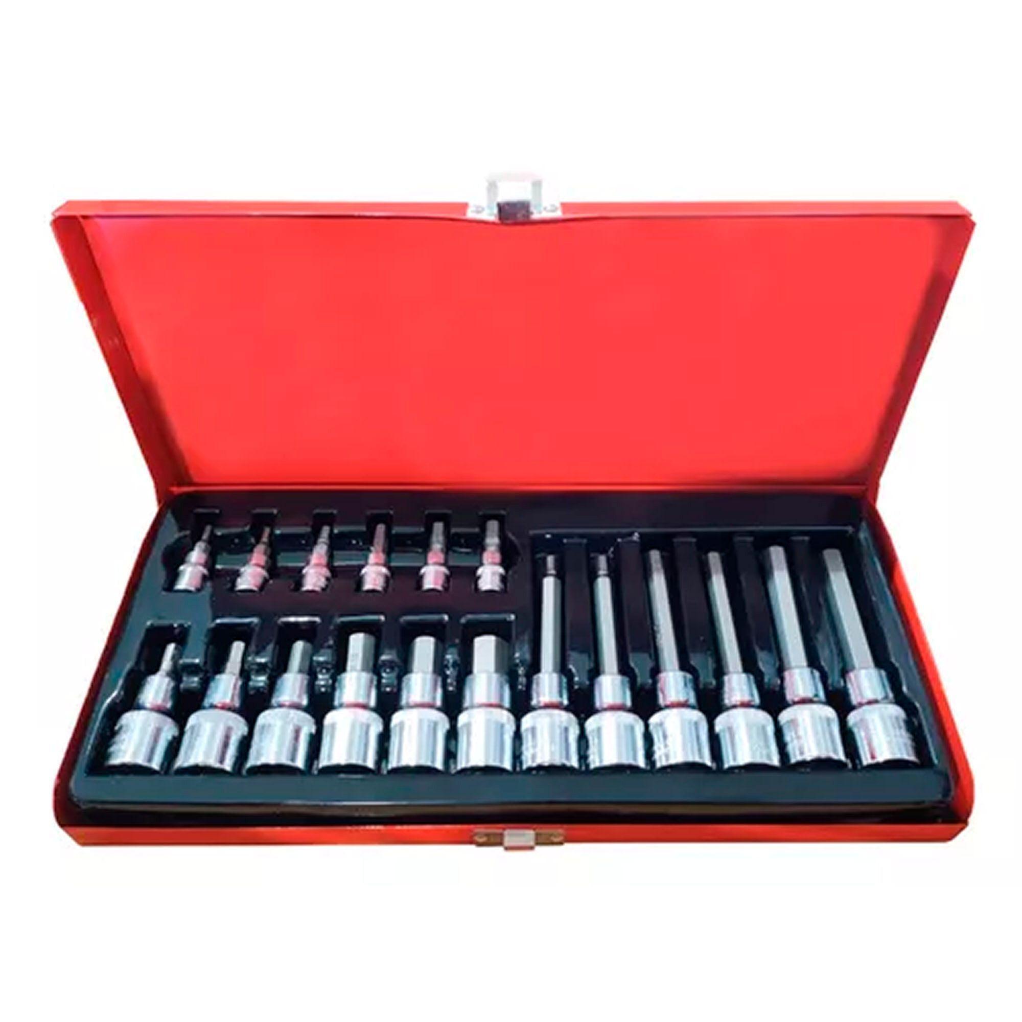 Set Dados Allen Largo Y Corto 1/2 1/4 18 Piezas-0