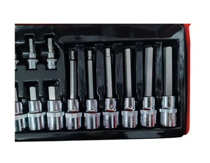 Set Dados Allen Largo Y Corto 1/2 1/4 18 Piezas-1