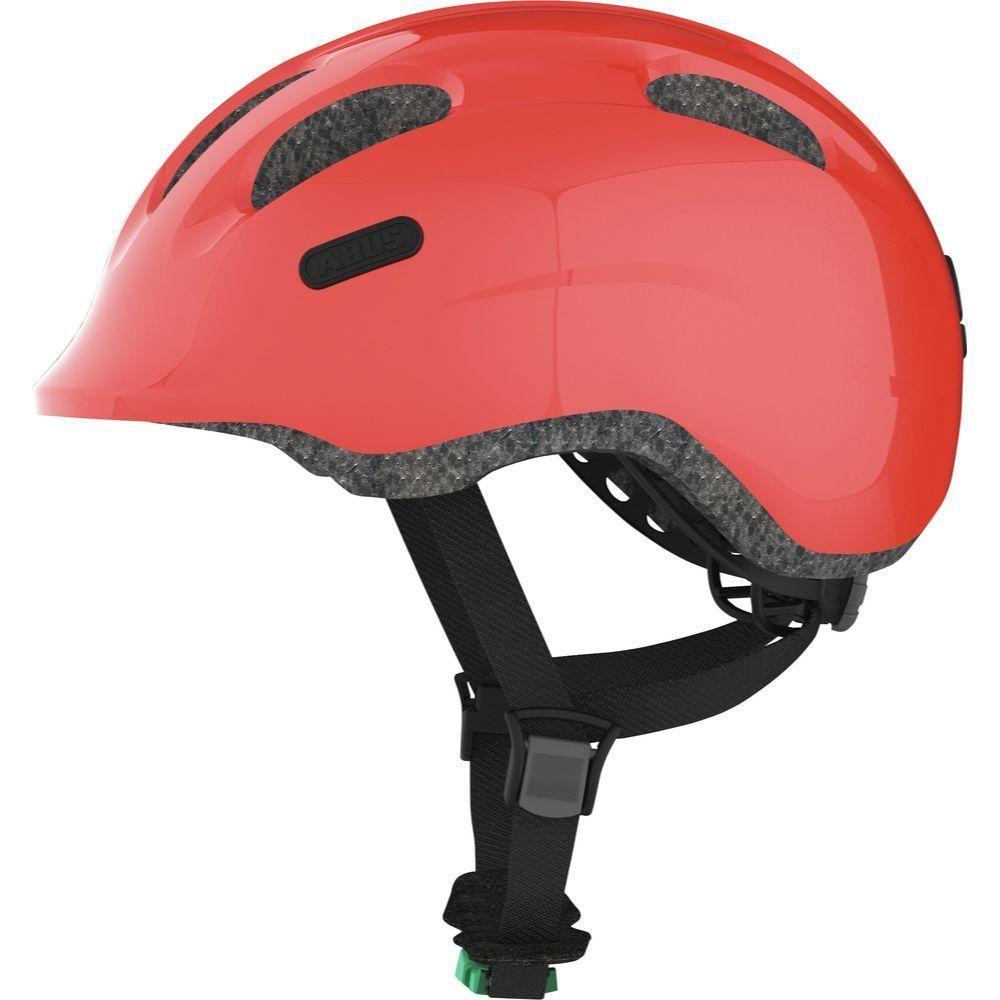 Casco Rojo Brillante Smiley 3.0 LED  Talla S  Abus-0
