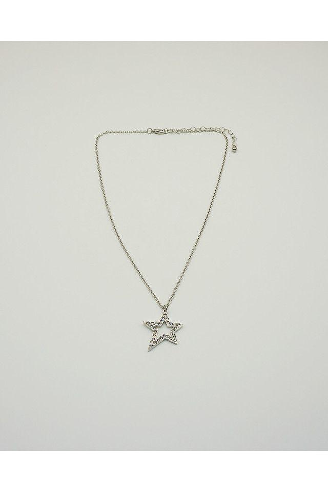 Collar Corto Rock Plateado I-D-0