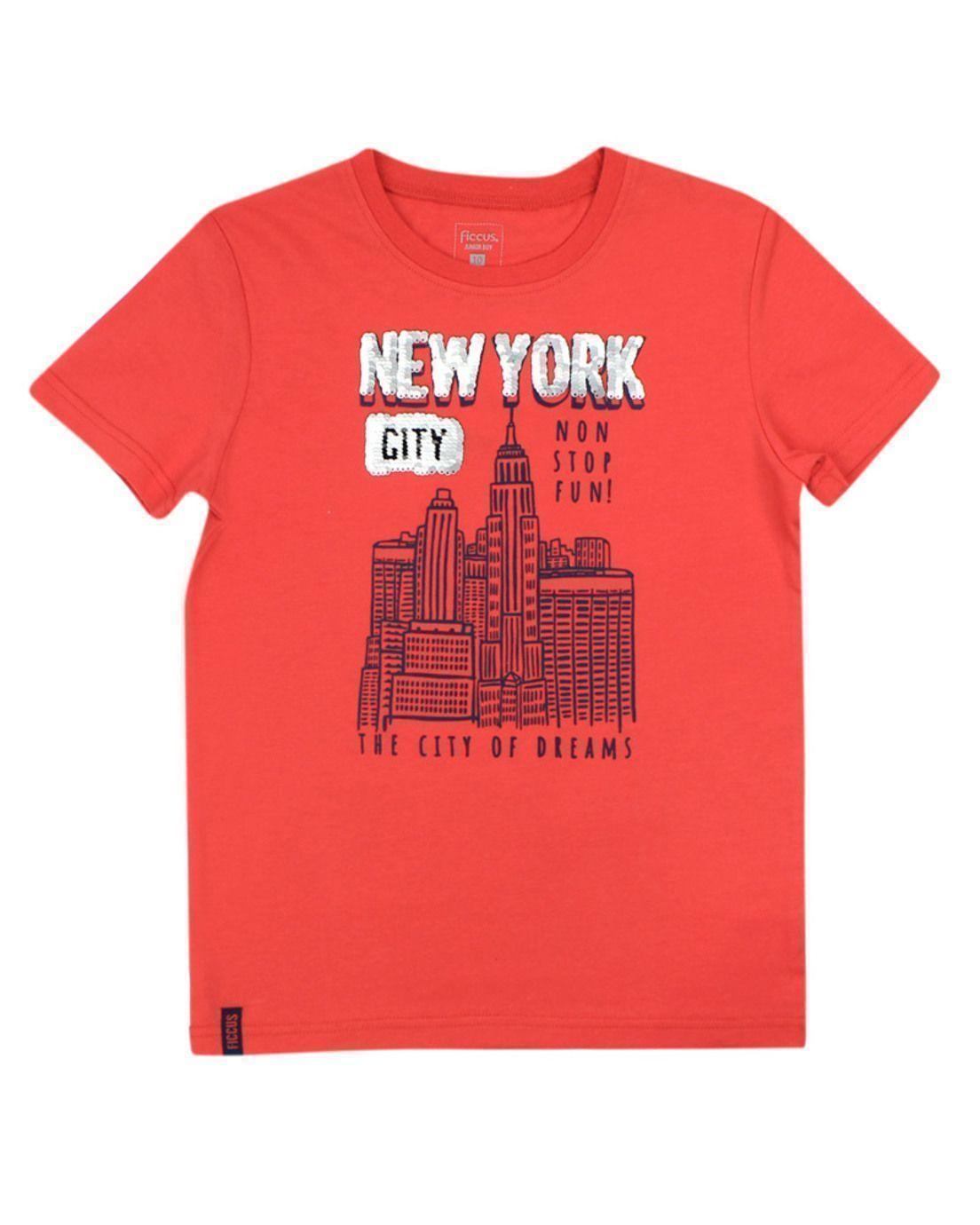 Polera Jr Niño Day To Day Lentejuelas Ficcus-16