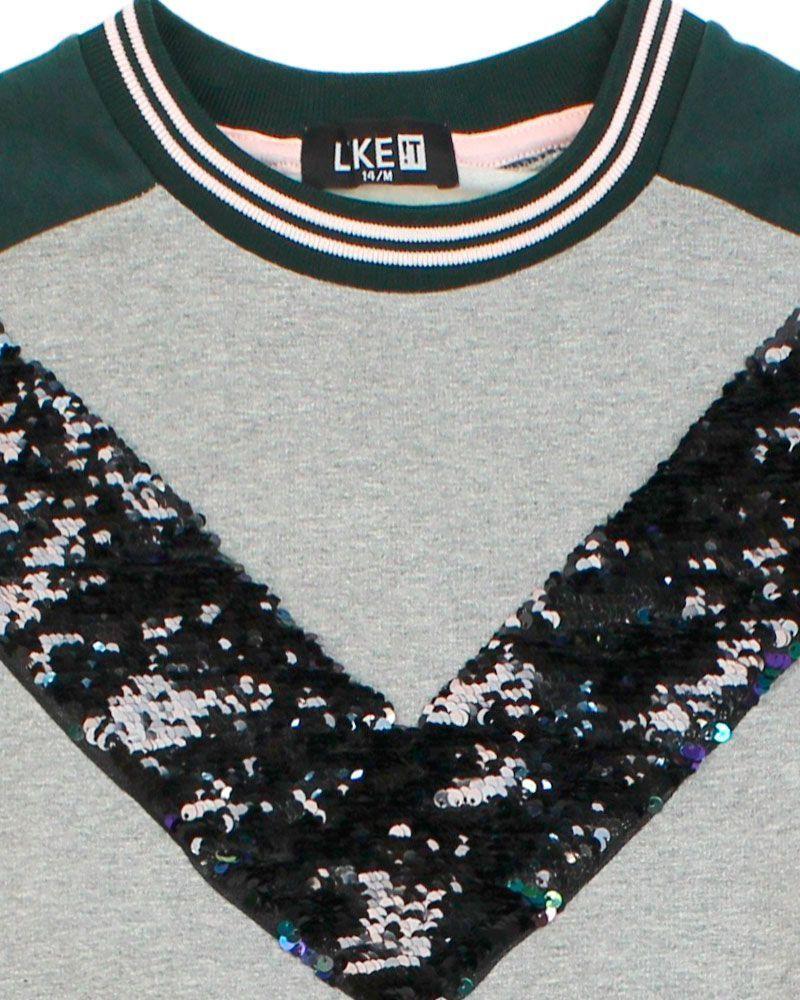 Polerón Teens Niña Lentejuelas Retro Gym Like it-2