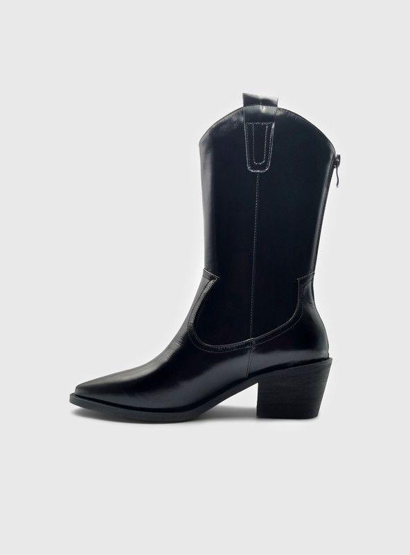 Bota Toffy Co. Montana Negro Mujer-2