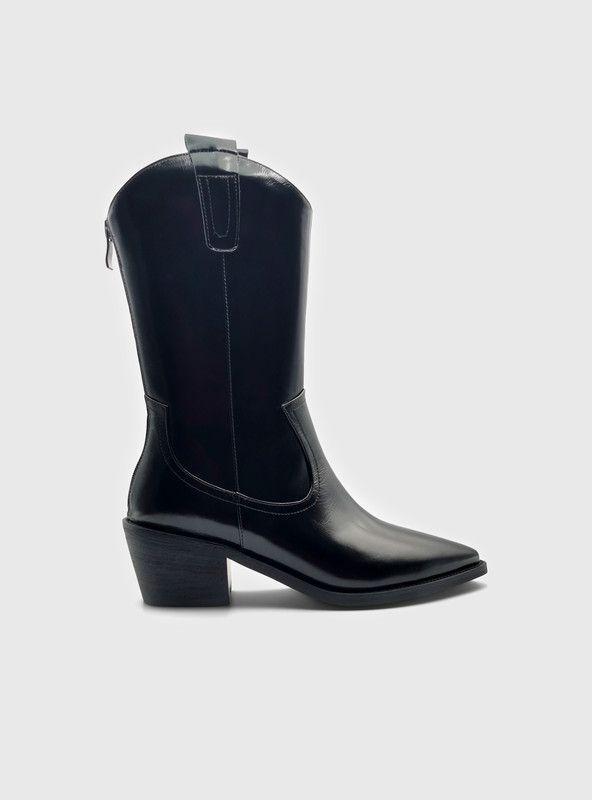 Bota Toffy Co. Montana Negro Mujer-0
