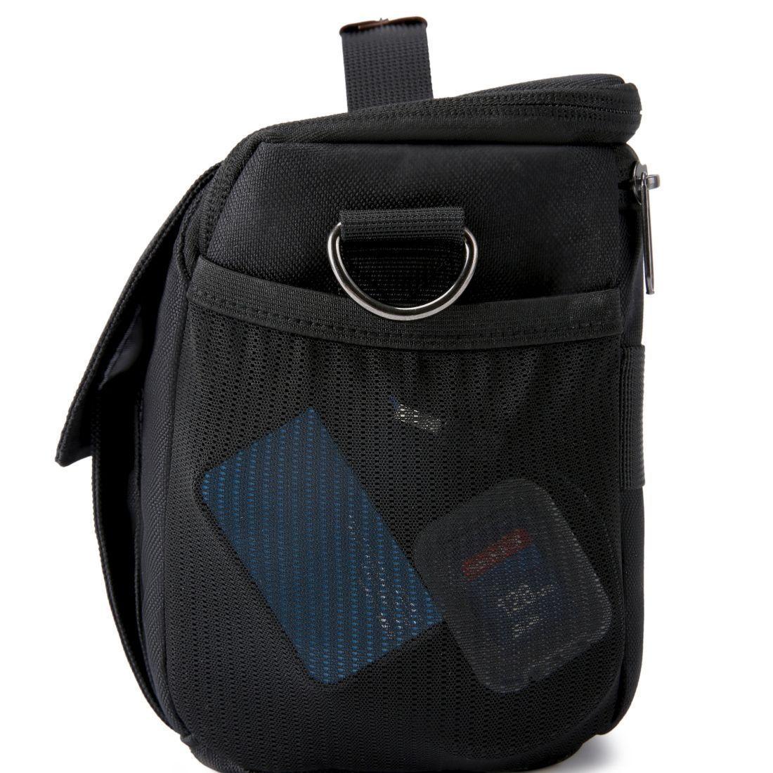 BAGSMART Bolso de hombro para cámara Resistente al agua- Negro-3