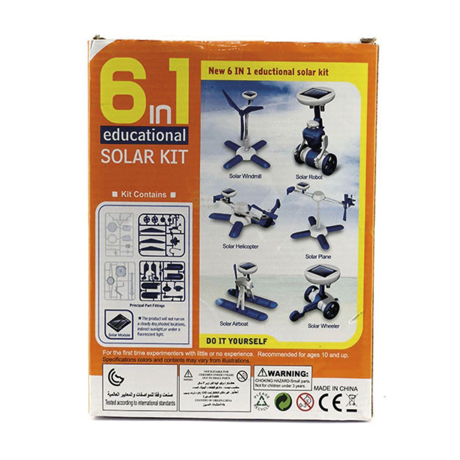 Juguete Robot Solar Armable 6 en 1 -4