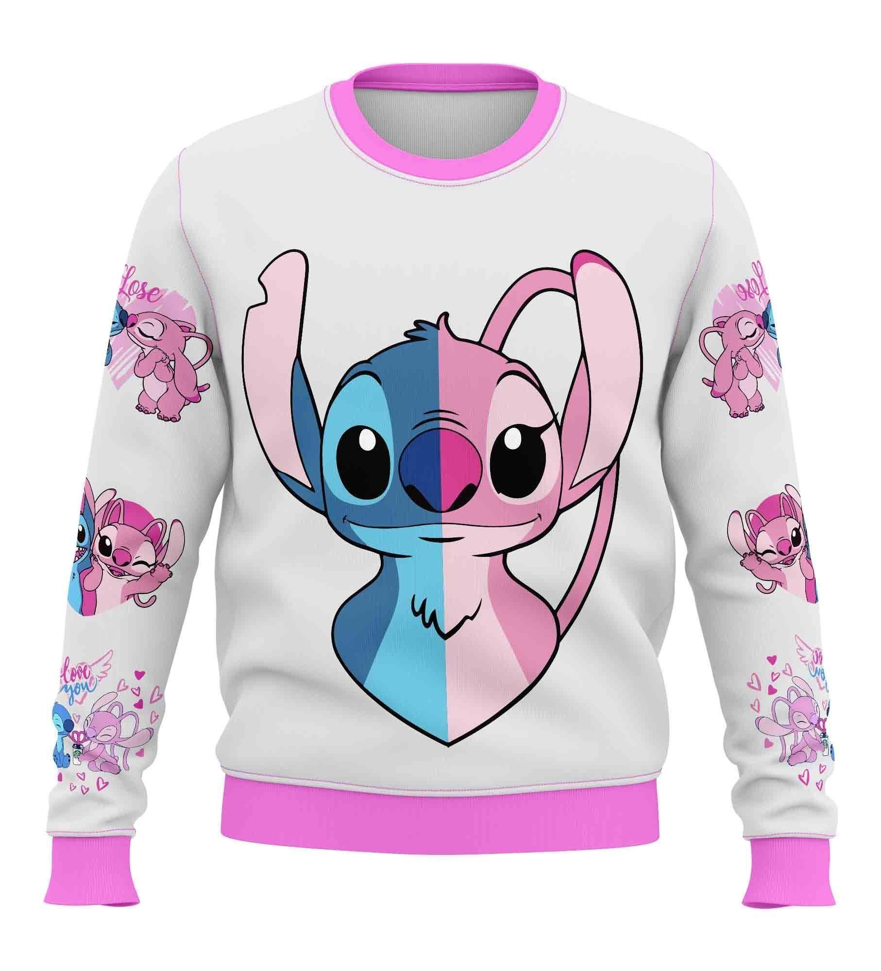 Polerón Juvenil Stitch & Angel D6-0