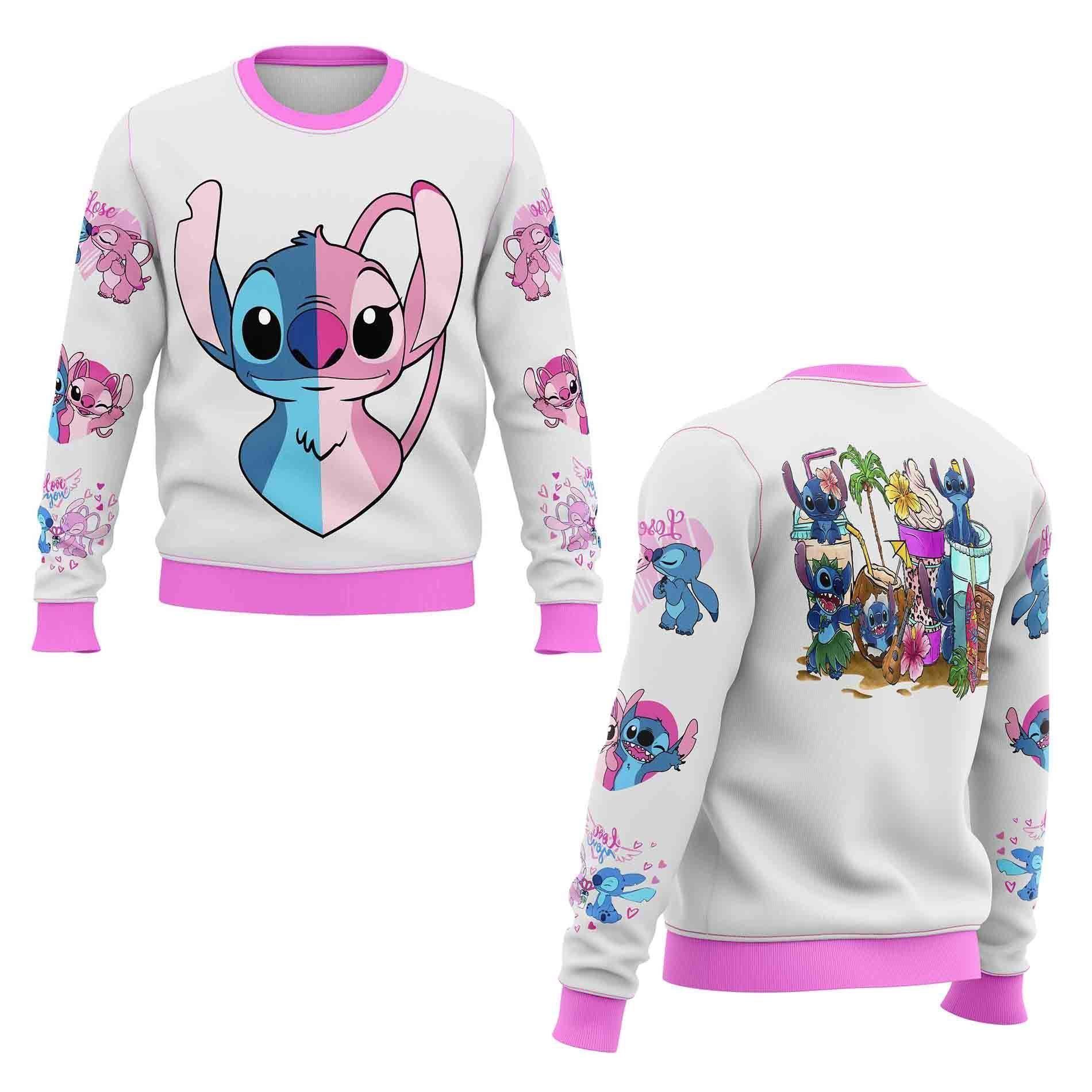 Polerón Juvenil Stitch & Angel D6-2