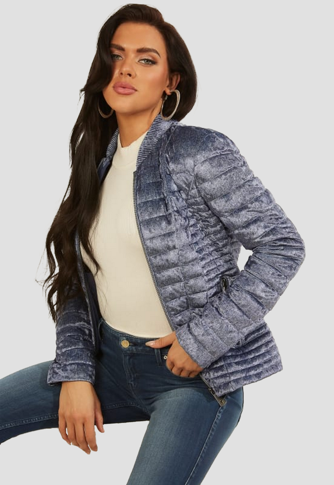 Chaqueta Guess Outerwear Jackets Vests F73V Azul-0