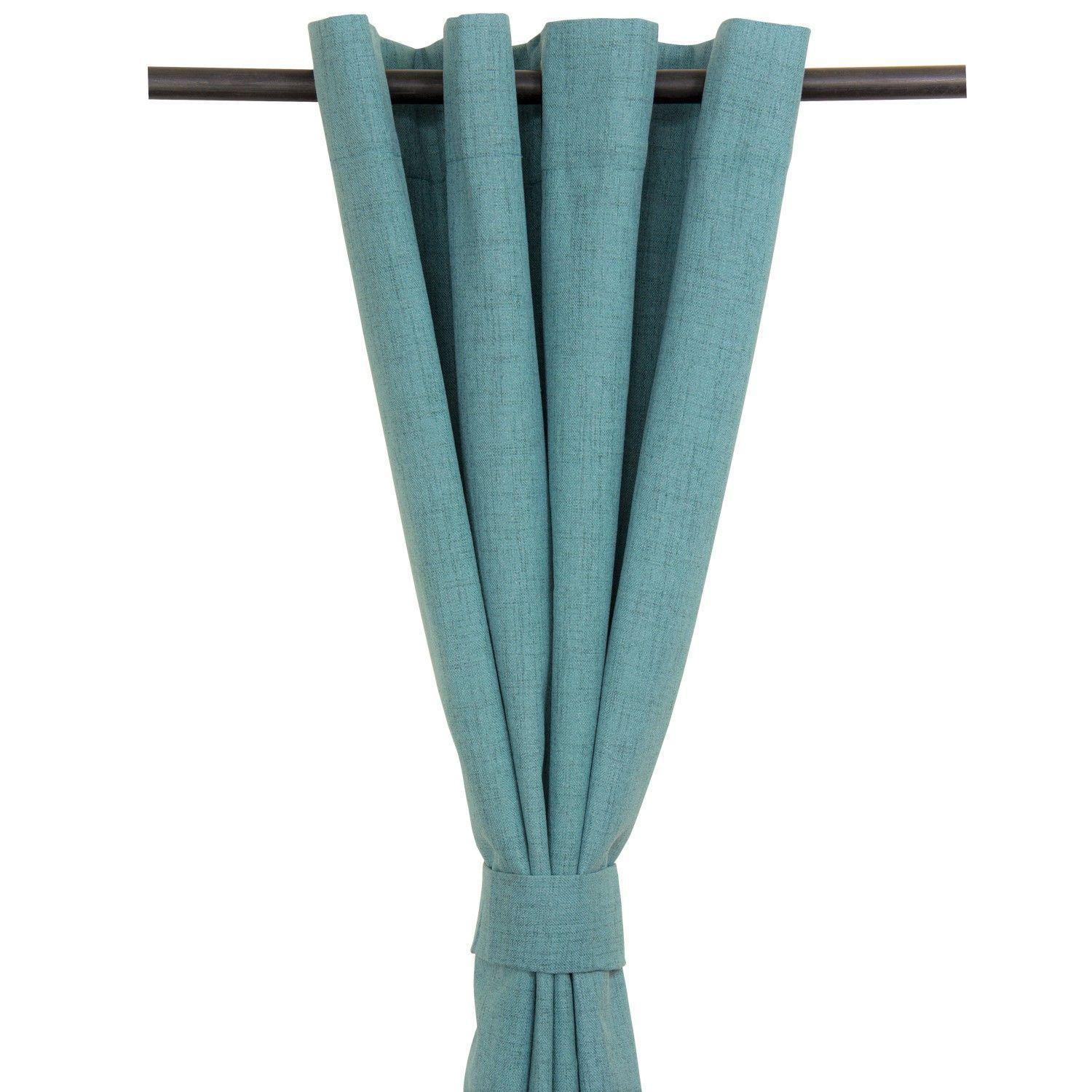 Cortina B.O Royal  140x225 Cm Turquesa-0