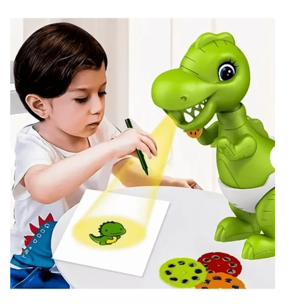 Dinosaurio Proyector Didáctico Con Sonido Para Dibujar-2