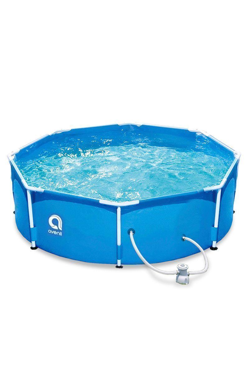 Piscina Redonda Filtro 4383Lts 76cmx300cm Celeste-0