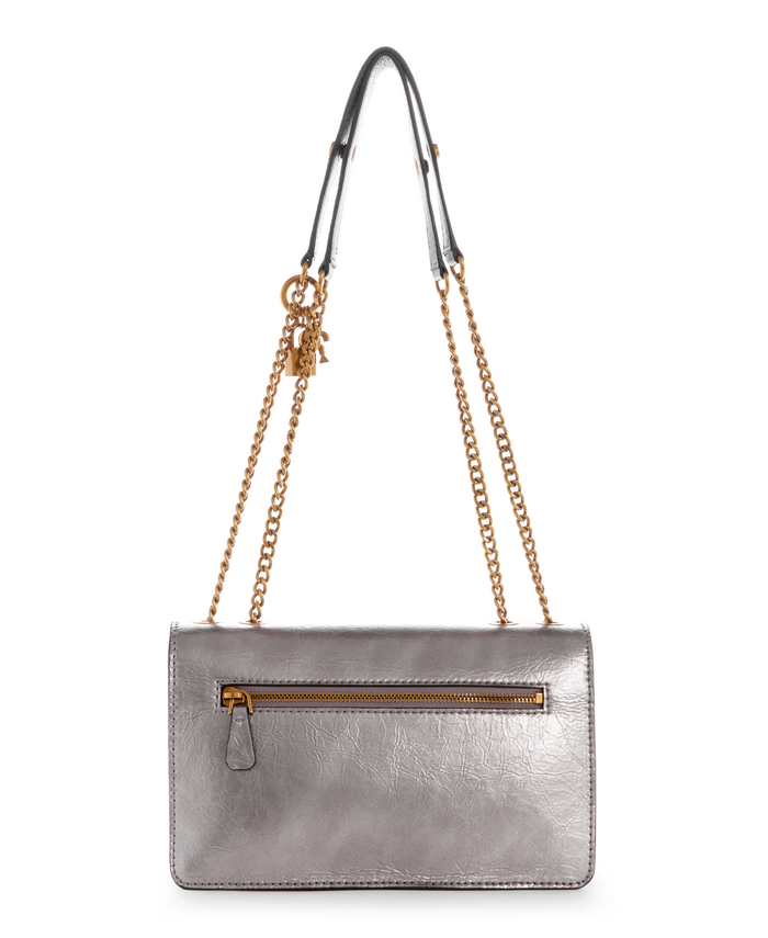 Cartera Guess Amantea Convertible Gra Plateado-2