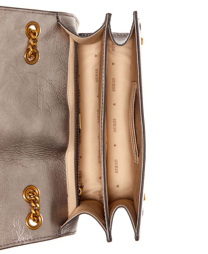 Cartera Guess Amantea Convertible Gra Plateado-3