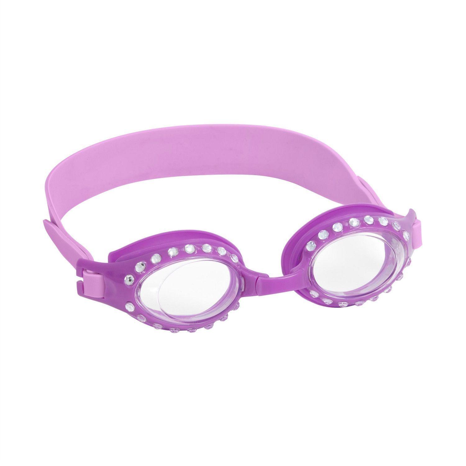 Lentes Agua Niñas +3 Años / Brillos Morado-0