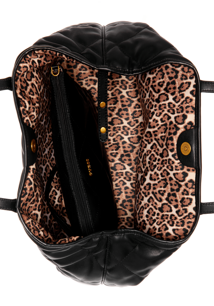 Cartera Vikky Large Tote Bla Negro Guess-4