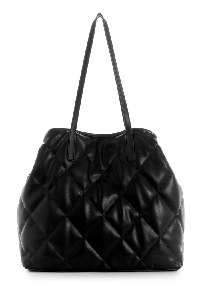 Cartera Vikky Large Tote Bla Negro Guess-2