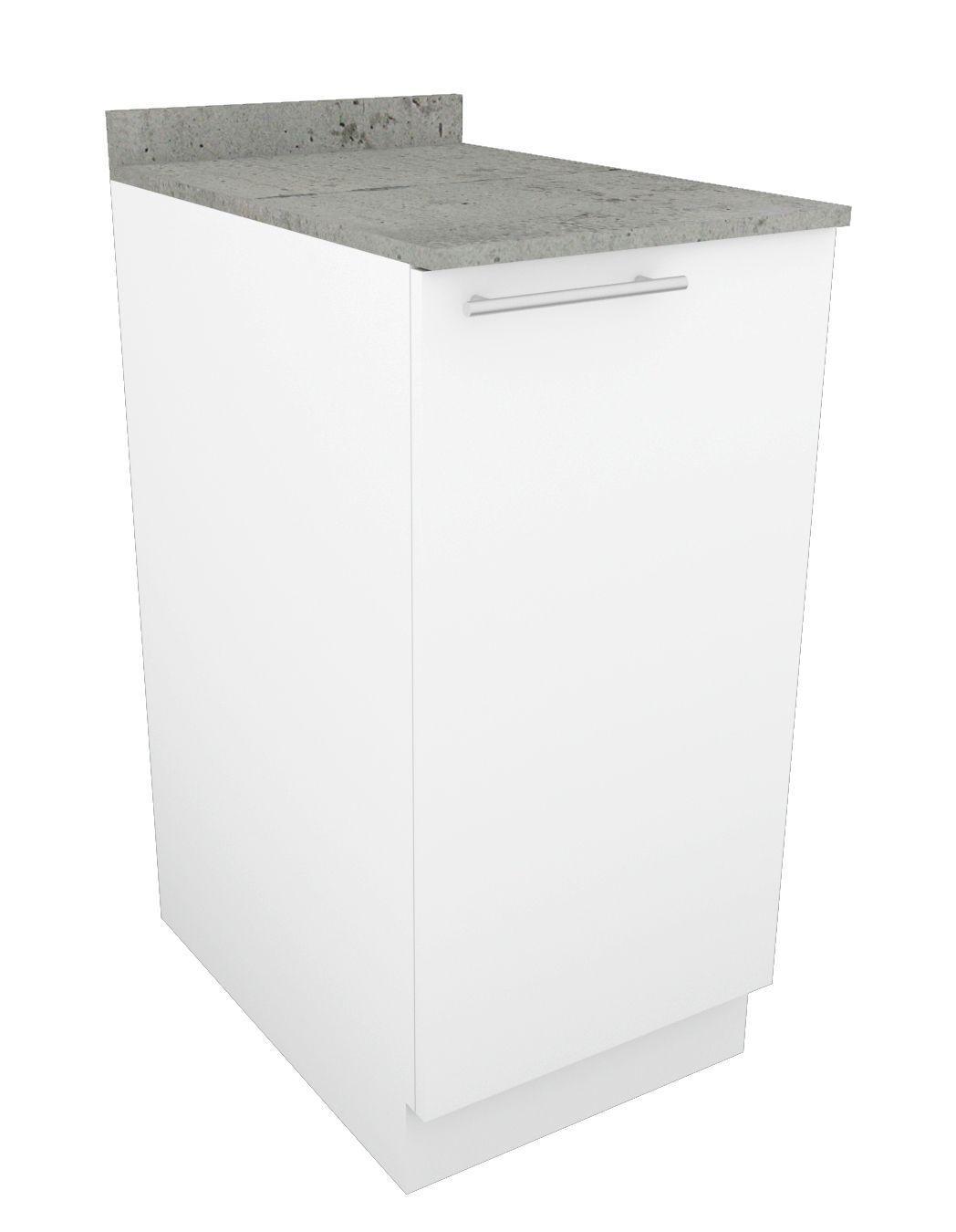 MUEBLE COCINA MODULAR 100% ARMADO CUBIERTA 1 PUERTA BLANCO-2
