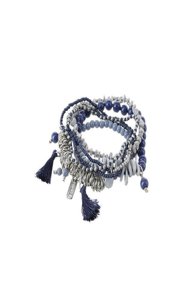 Pulsera Blanda Azul Beach Comber Anabella Humana-0