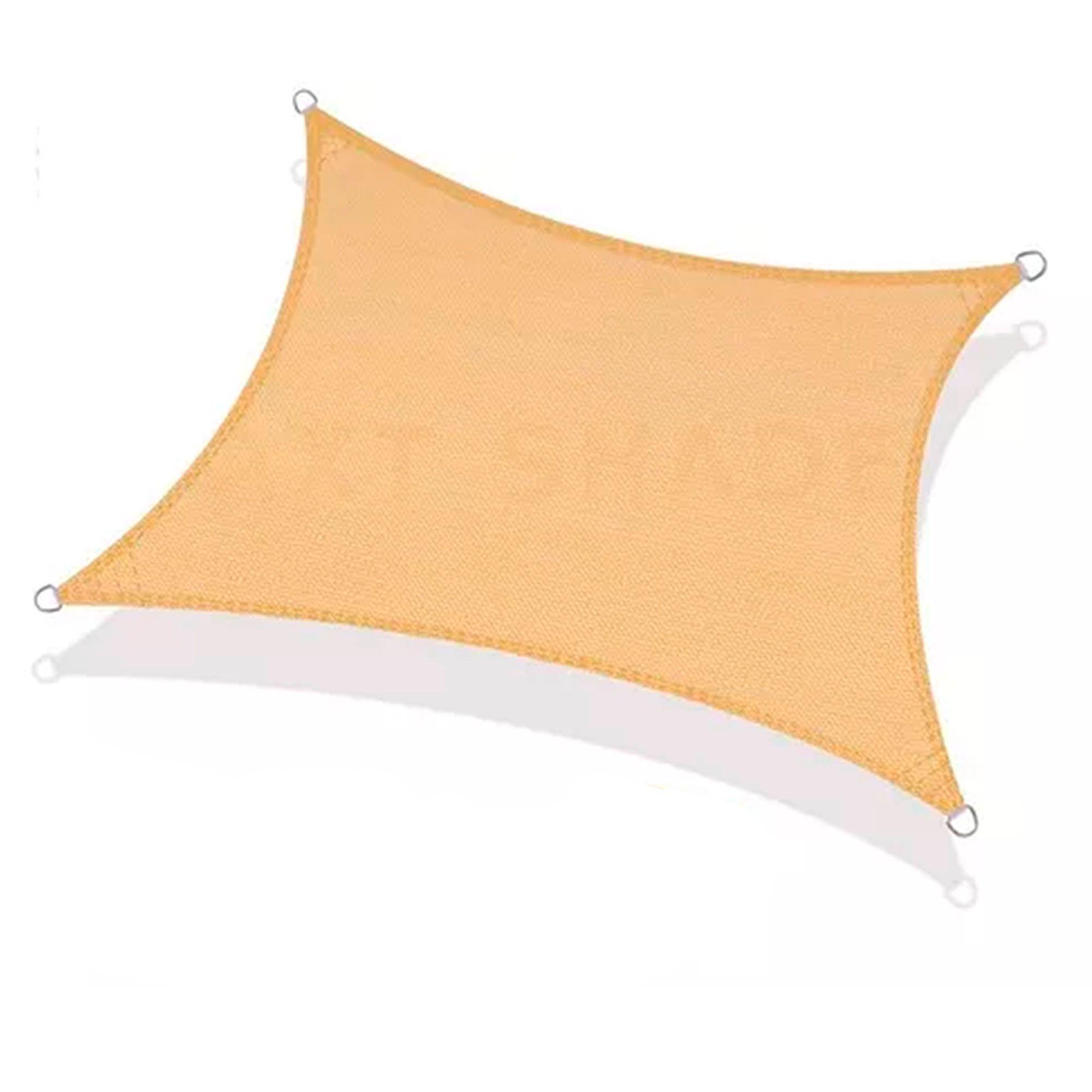 Toldo Vela Sombra Rectangular 2.5 X 3 Mts Beige-0