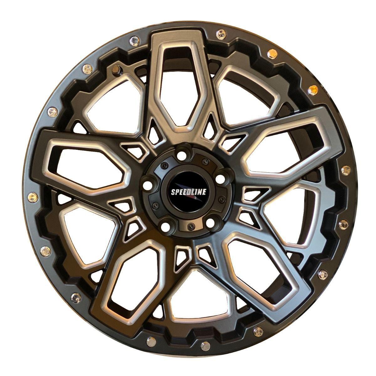 SET 4 LLANTAS - 18X9 6X135 ET- 12  RHINO.SHRAPNEL-0