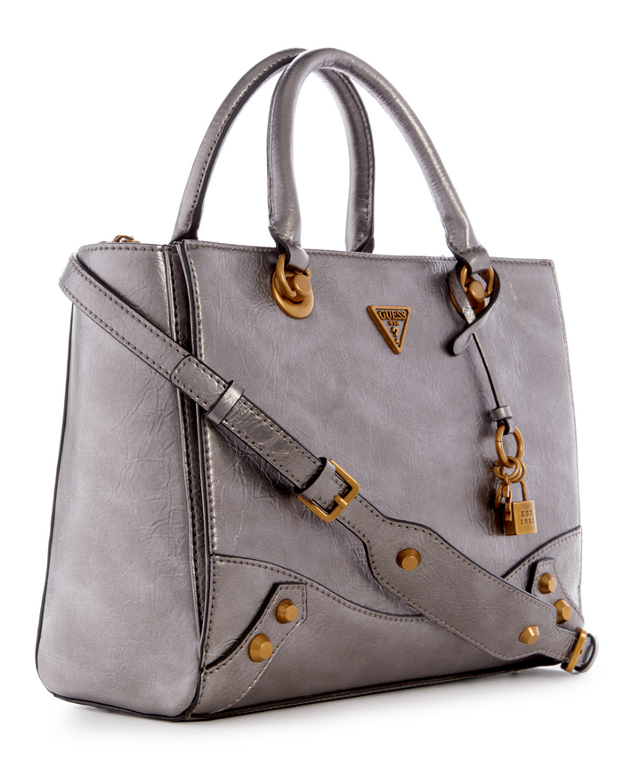 Cartera Guess Amantea Girlfriend Sat Gra Plateado-1