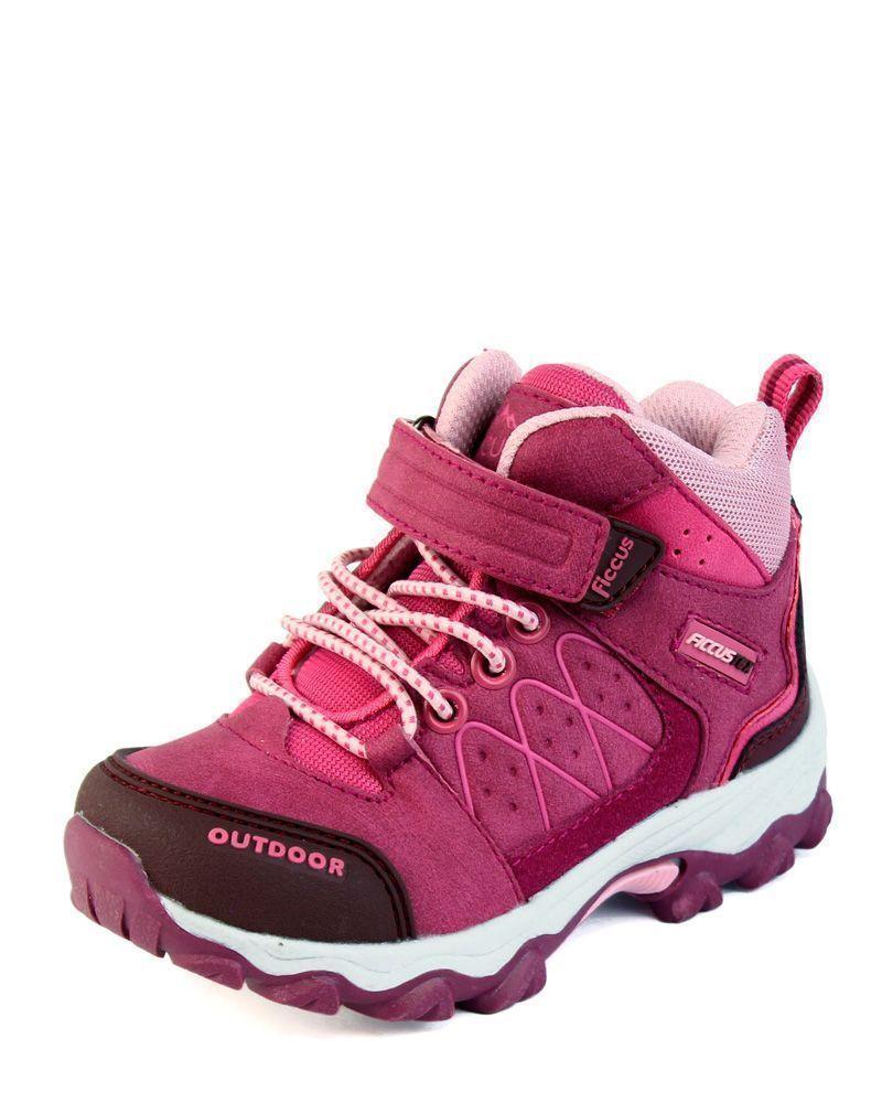 Zapatilla Outdoor Ficcustex Velcro Elástico Niña-1