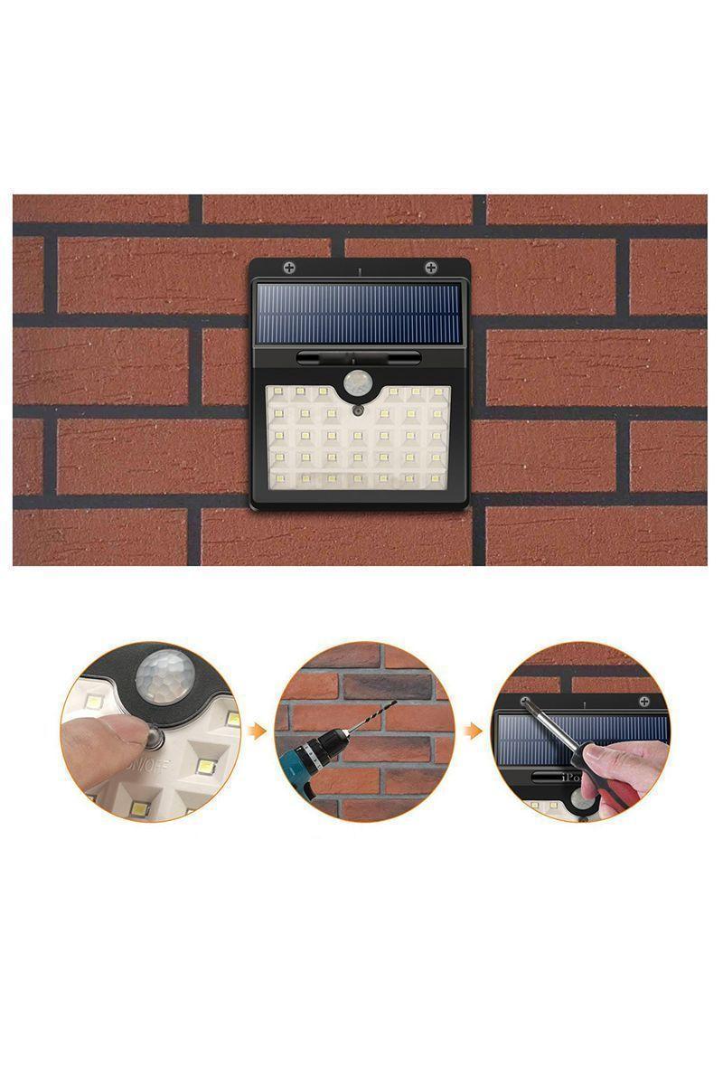 Foco 20 Led Solar Sensor Movimiento Exterior-3