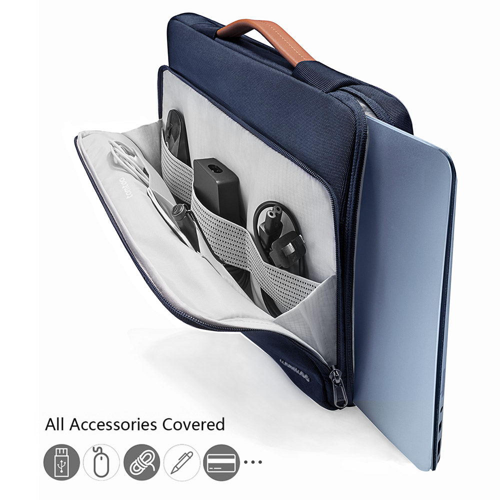 Tomtoc-funda A14 Para 14''Notebook/Macbook- Azul -2