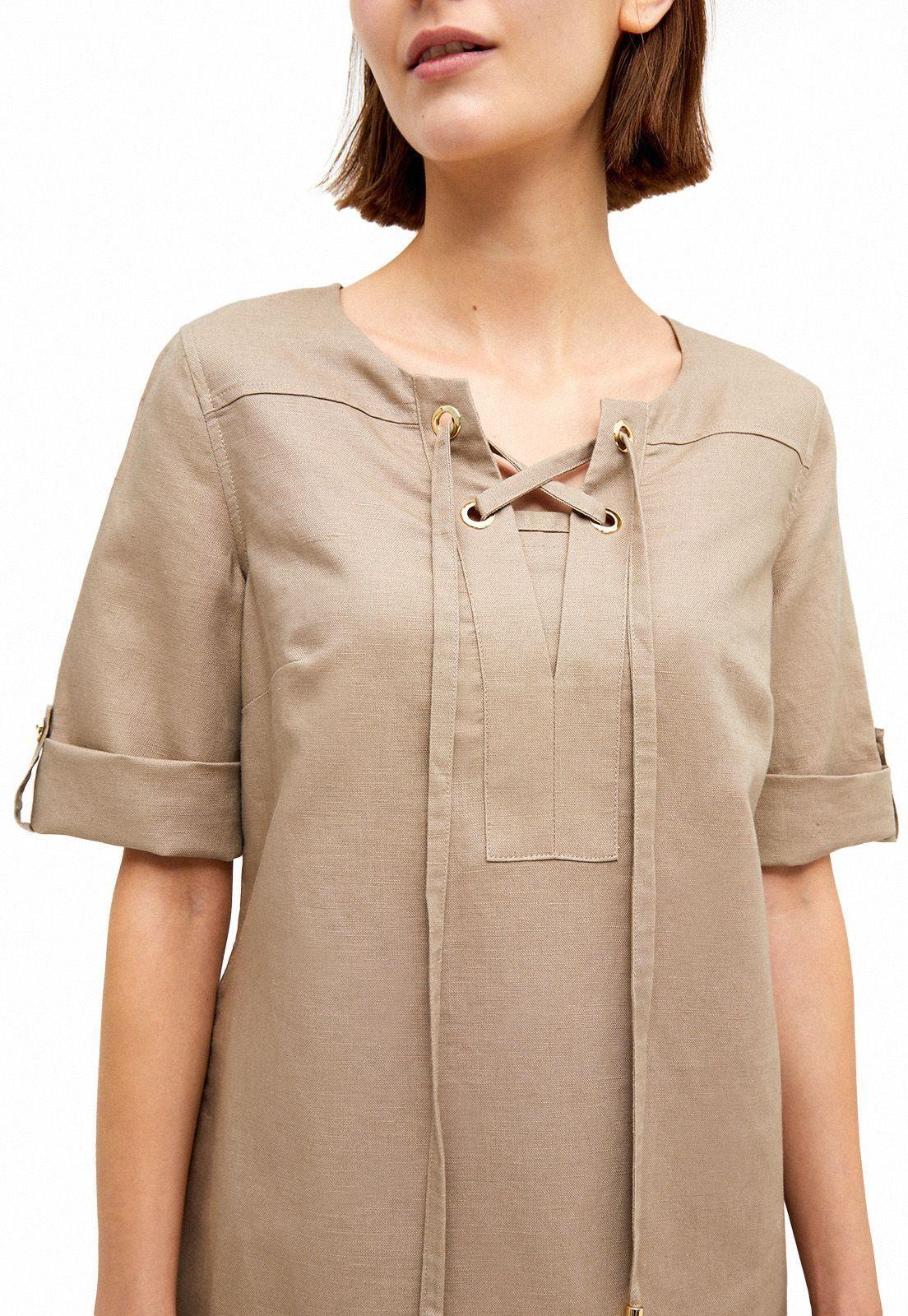 Vestido Nélida Taupe-3