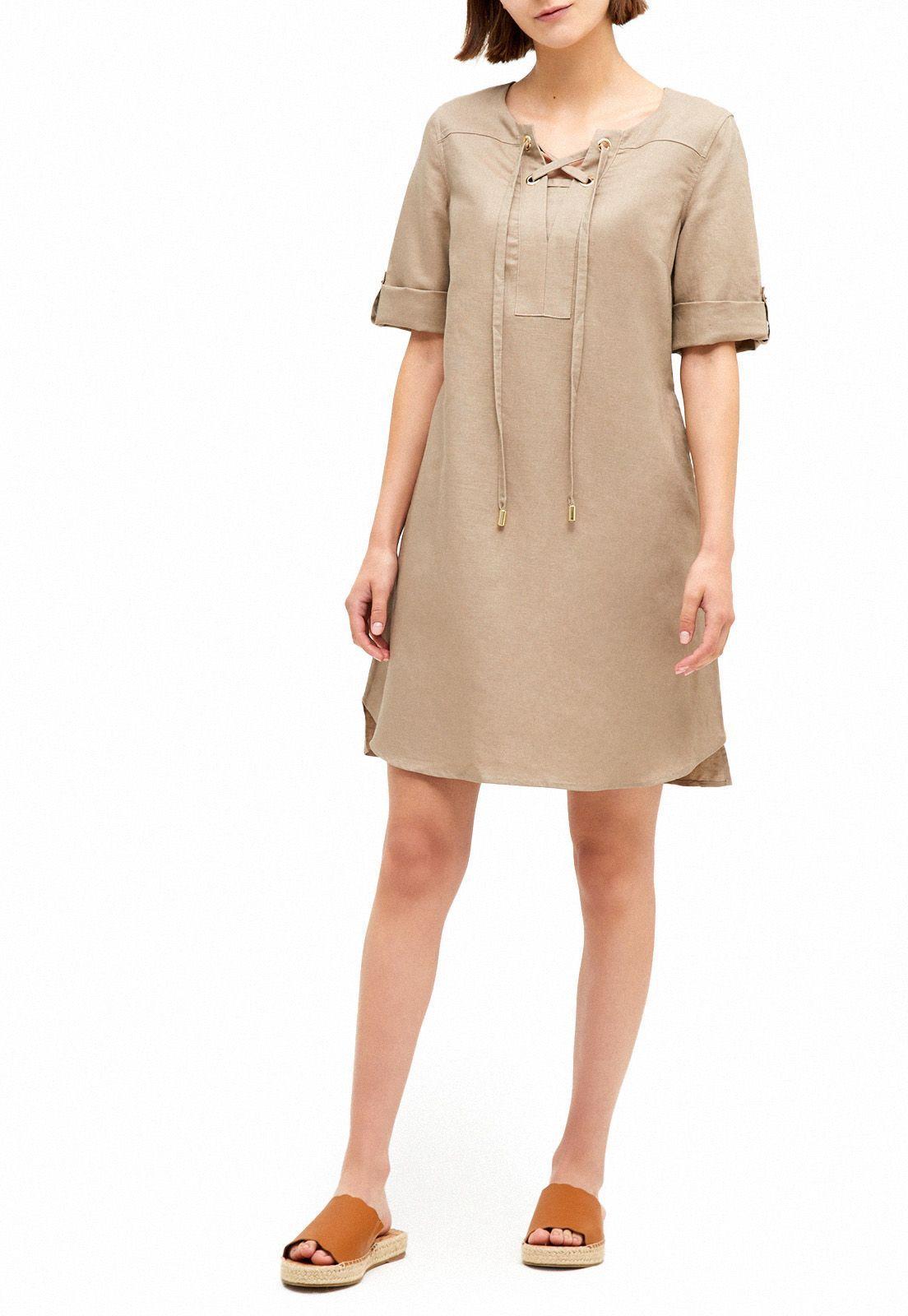 Vestido Nélida Taupe-0